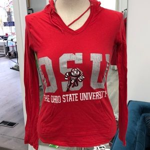 Ohio State University long sleeve hoody shirt